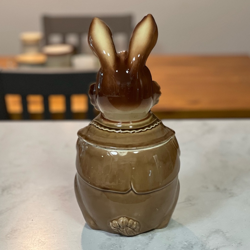 Vintage 1950's Royal Sealy Rabbit Cookie Jar - Picture 2 of 8